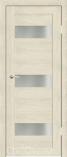 Межкомнатная дверь из экошпона Соната Ваниль сатин белый
