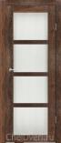 Межкомнатная дверь из экошпона Трио Виски сатин белый