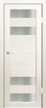 Межкомнатная дверь из экошпона Вега Дуб Молочный сатин белый