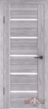Межкомнатная дверь с покрытием из Эко Шпона ВФД Line 1 Серый дуб Ультра белое ст
