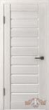 Межкомнатная дверь с покрытием из Эко Шпона ВФД Line 3 Беленый дуб Ультра белое 