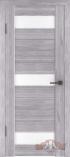 Межкомнатная дверь с покрытием из Эко Шпона ВФД Line 5 Серый дуб ультра белое ст