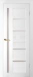 Дверь межкомнатная из Массива сосны «HollyWood» Ева 2 Эмаль Белый жемчуг