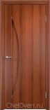 Ламинированная межкомнатная дверь ДГ 014 Итальянский орех