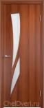 Ламинированная межкомнатная дверь ДО 025 Итальянский орех Сатин