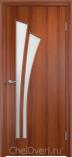 Ламинированная межкомнатная дверь ДО 028 Итальянский орех Сатин