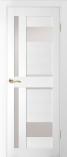Дверь межкомнатная из Массива сосны «HollyWood» Моника 4 Эмаль Белый жемчуг стек