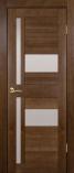Дверь межкомнатная из Массива сосны «HollyWood» Шарлиз 2 Ирокко морение стекло с